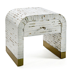 Тумбочка прикроватная Amo Bone Inlay Bedside Almond варинант исполнения - 4 | Loft Concept в Ростове-на-Дону