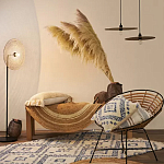 Чехол на подушку с узором в этно-стиле Blue Ikat варинант исполнения - 7 | Loft Concept в Ростове-на-Дону