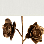 Бра с  каркасом в виде цветков розы и тканевым абажуром Flowers and Fox Roses варинант исполнения - 2 | Loft Concept в Ростове-на-Дону