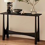 Консоль деревянная чёрная Black Tanner варинант исполнения - 4 | Loft Concept в Ростове-на-Дону