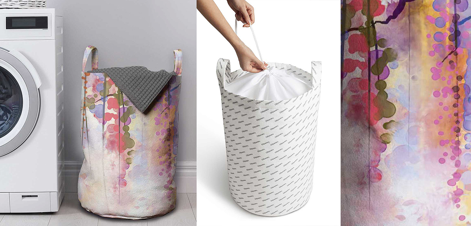 Корзина Purple Watercolor Basket Корзина Purple Watercolor Basket - Loft-Concept в Ростове-на-Дону