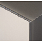 Комод со стеклянной столешницей и с выдвижными ящиками Minimalist Accent варинант исполнения - 3 | Loft Concept в Ростове-на-Дону