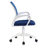 Офисное кресло с основанием из белого пластика Desk chairs Blue варинант исполнения - 3 | Loft Concept в Ростове-на-Дону