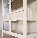 Витрина Primo со стеклянными фасадами и 2 ящиками Светлый дуб варинант исполнения - 5 | Loft Concept в Ростове-на-Дону