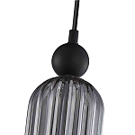 Подвесной светильник с рифленым стеклянным плафоном цилиндрической формы ARTICOLO варинант исполнения - 2 | Loft Concept в Ростове-на-Дону