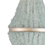 Люстра с каскадом из стеклянных декоративных элементов Shining Sea Glass варинант исполнения - 1 | Loft Concept в Ростове-на-Дону