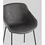 Стул Ashby экокожа серый варинант исполнения - 3 | Loft Concept в Ростове-на-Дону