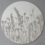 Панно Серые цветы варинант исполнения - 1 | Loft Concept в Ростове-на-Дону