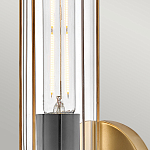 Бра для ванных комнат с прозрачным цилиндрическим плафоном на круглом основании Hinkley варинант исполнения - 4 | Loft Concept в Ростове-на-Дону