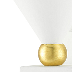 Бра с бело-золотыми плафоном в форме конуса Light Source варинант исполнения - 1 | Loft Concept в Ростове-на-Дону