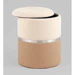 Пуф Mauldine с ящиком бежевый с экокожей варинант исполнения - 2 | Loft Concept в Ростове-на-Дону