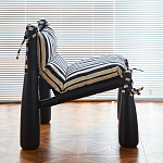 Кресло черно-белое со съемными подушками Celebrity варинант исполнения - 6 | Loft Concept в Ростове-на-Дону