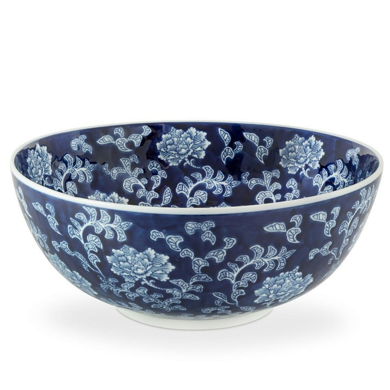 Салатник Bowl Chinoiserie Белый Синий в Ростове-на-Дону | Loft Concept 