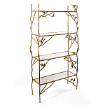 Стеллаж металлический с птичками Primavera варинант исполнения - 2 | Loft Concept в Ростове-на-Дону