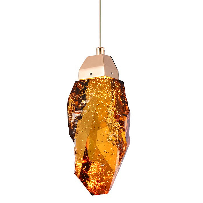   Soar Hanging Lamp Brass Amber     -- | Loft Concept 