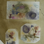 Шкатулка из эпоксидной смолы с цветами белая Epoxy Resin Flowers Box White варинант исполнения - 3 | Loft Concept в Ростове-на-Дону