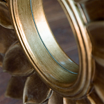 Зеркало-солнце с золотыми с лучами Rays of Peace варинант исполнения - 2 | Loft Concept в Ростове-на-Дону