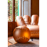 Дизайнерское кожаное кресло в форме руки Poltronova Joe Gold  Armchair варинант исполнения - 5 | Loft Concept в Ростове-на-Дону