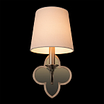 Бра с белым текстильным абажуром и фигурным основанием с зеркальной вставкой Vitorino варинант исполнения - 25 | Loft Concept в Ростове-на-Дону