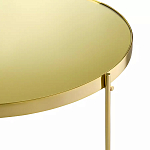 Кофейный столик овальный золотой Modern Mirror Gold Table варинант исполнения - 3 | Loft Concept в Ростове-на-Дону