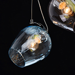 Люстра каскадная с 5-ю разноцветными стеклянными плафонами Kaleido варинант исполнения - 6 | Loft Concept в Ростове-на-Дону