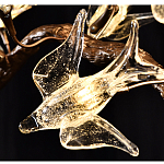 Люстра в виде золотой ветки с цветами и птичками Marvelous Garden варинант исполнения - 11 | Loft Concept в Ростове-на-Дону