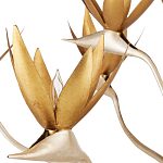 Люстра с плафонами в виде цветов Golden Bird of Paradise варинант исполнения - 1 | Loft Concept в Ростове-на-Дону