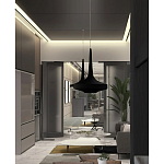 Подвесной вязаный черный светильник «Лампа Марракеша» варинант исполнения - 4 | Loft Concept в Ростове-на-Дону