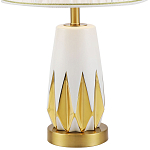 Настольная лампа с абажуром Femia White Gold Table Lamp варинант исполнения - 3 | Loft Concept в Ростове-на-Дону