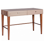 Стол письменный из массива бука с 2-мя ящиками бежевый Wenge Light варинант исполнения - 1 | Loft Concept в Ростове-на-Дону