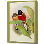 Постер на холсте с изображением птиц Blooming Birds Poster варинант исполнения - 6 | Loft Concept в Ростове-на-Дону