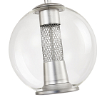 Подвесной светильник с плафоном в форме шара Inner Gleam Orb silver варинант исполнения - 5 | Loft Concept в Ростове-на-Дону