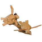 Статуэтка из дерева черепахи Animals of the World 25 варинант исполнения - 3 | Loft Concept в Ростове-на-Дону