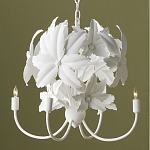 Люстра белая в виде цветков шиповника White Rosehip Flower варинант исполнения - 3 | Loft Concept в Ростове-на-Дону