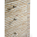 Тумбочка прикроватная Bogense Bone Inlay Bedside Beige варинант исполнения - 3 | Loft Concept в Ростове-на-Дону