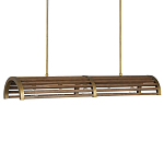 Люстра линейная полукруглой формы Wooden Horseshoe варинант исполнения - 4 | Loft Concept в Ростове-на-Дону