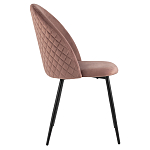 Мягкий стул в велюре пыльно-розового цвета Miruna Chair варинант исполнения - 5 | Loft Concept в Ростове-на-Дону