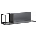 Полка навесная открытая цвета графит Strict Lines  варинант исполнения - 1 | Loft Concept в Ростове-на-Дону