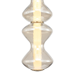 Подвесной светильник светодиодный с стеклянным волнообразным плафоном Amphora of Light варинант исполнения - 4 | Loft Concept в Ростове-на-Дону