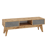 ТВ-тумба с фасадом цвета серый бетон Grace of Furniture  варинант исполнения - 1 | Loft Concept в Ростове-на-Дону