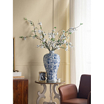 Ваза фарфоровая высокая с синими цветочными мотивами Independence варинант исполнения - 5 | Loft Concept в Ростове-на-Дону