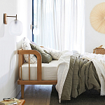 Кровать из массива дуба с пружинным блоком Mateta варинант исполнения - 8 | Loft Concept в Ростове-на-Дону