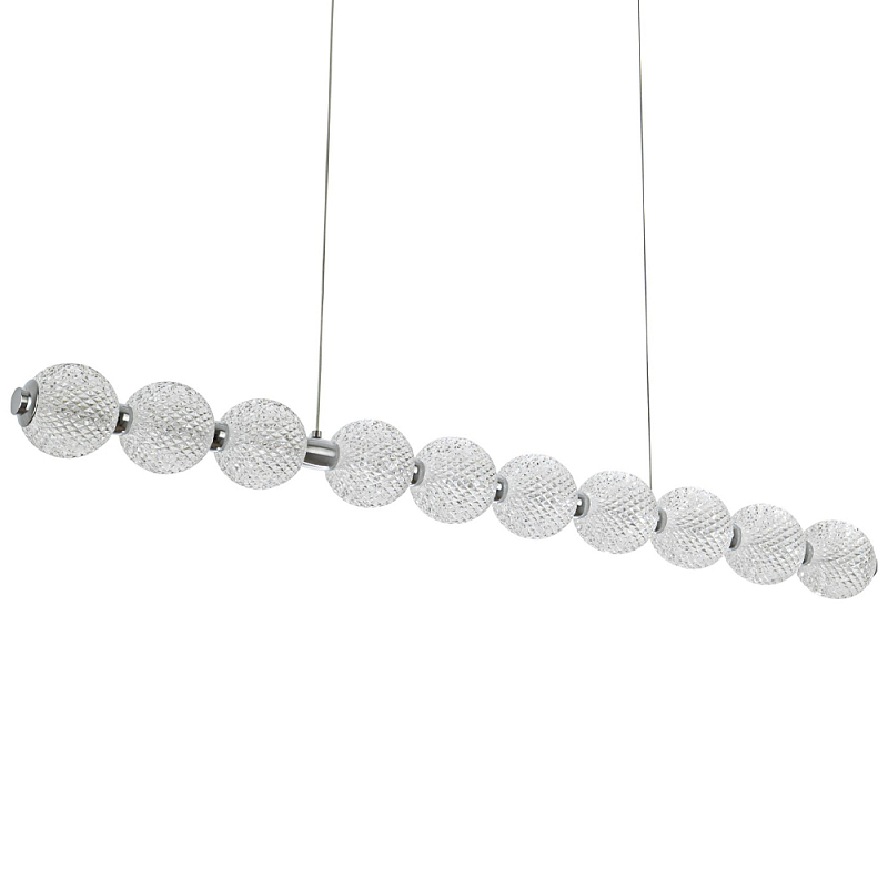     Crystal Globule Linear Hanging Lamp Chrome    -- | Loft Concept 