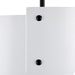 Потолочный светильник круглый светодиодный Semicircular White Panels белый варинант исполнения - 1 | Loft Concept в Ростове-на-Дону