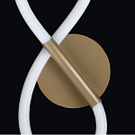 Бра с белым плафоном в форме восьмерки и круглым основанием Luke Lampco Tracer Lamp варинант исполнения - 5 | Loft Concept в Ростове-на-Дону