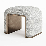 Пуф Forli с элегантной латунной вставкой варинант исполнения - 1 | Loft Concept в Ростове-на-Дону