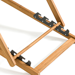 Шезлонг из акации и ткани Venezuela варинант исполнения - 9 | Loft Concept в Ростове-на-Дону