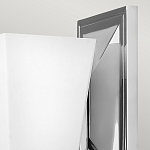 Бра с белым матовым плафоном на прямоугольном основании цвета хром Hinkley варинант исполнения - 2 | Loft Concept в Ростове-на-Дону