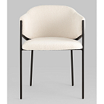 Стул Brace букле белый варинант исполнения - 4 | Loft Concept в Ростове-на-Дону