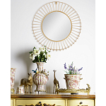 Зеркало круглое настенное в металлической оправе Modern Mirror Space варинант исполнения - 4 | Loft Concept в Ростове-на-Дону